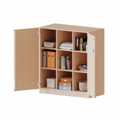 Produktbild Schrank, dreireihig, 3 Ordnerh&ouml;hen - evo180 Serie 