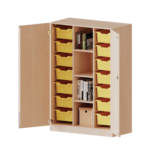 Produkt Bild ErgoTray Schrank, dreireihig, 4 Ordnerh&ouml;hen - evo180 Serie E10554TGRG