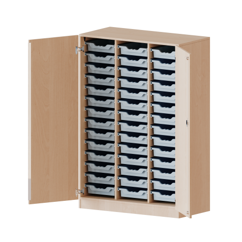 Produkt Bild ErgoTray Schrank, dreireihig, 4 Ordnerh&ouml;hen - evo180 Serie E10554TK