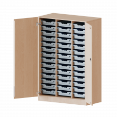 Produktbild ErgoTray Schrank, dreireihig, 4 Ordnerh&ouml;hen - evo180 Serie E10554TK