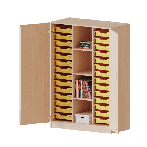 Produkt Bild ErgoTray Schrank, dreireihig, 4 Ordnerh&ouml;hen - evo180 Serie E10554TKRK