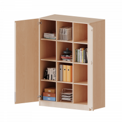 Produktbild ErgoTray Schrank, dreireihig, 4 Ordnerh&ouml;hen - evo180 Serie E10554TMM