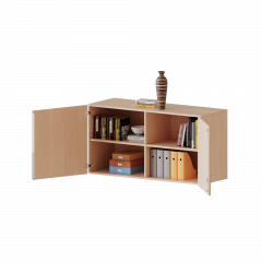 Produktbild Aufsatzschrank f&uuml;r ErgoTray Serie, 2 Ordnerh&ouml;he - Serie evo180 