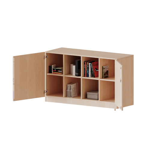 Produkt Bild Schrank, vierreihig, 2 Ordnerh&ouml;hen - evo180 Serie 