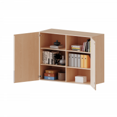 Produktbild Aufsatzschrank f&uuml;r ErgoTray Serie, 3 Ordnerh&ouml;he - Serie evo180 