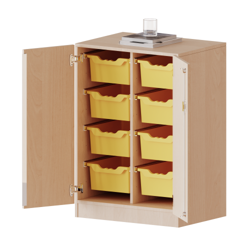 Produkt Bild ErgoTray Schrank, zweireihig, 2,5 Ordnerh&ouml;hen - evo180 Serie 