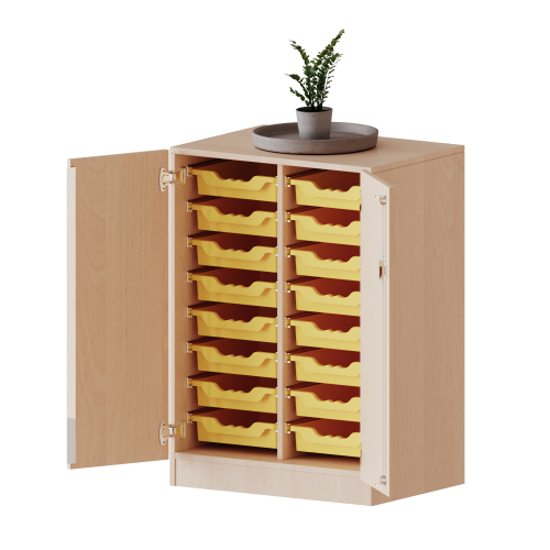 Produkt Bild ErgoTray Schrank, zweireihig, 2,5 Ordnerh&ouml;hen - evo180 Serie 