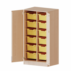 Produktbild ErgoTray Schrank, zweireihig, 3,5 Ordnerh&ouml;hen - evo180 Serie E70535TG