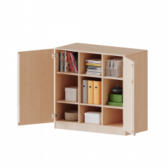 Produktbild Schrank, dreireihig, 2 Ordnerh&ouml;hen - evo180 Serie 