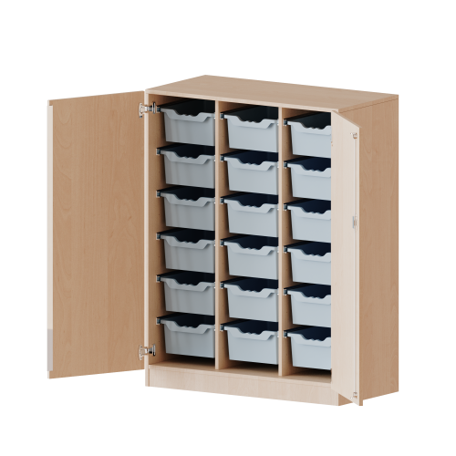 Produkt Bild ErgoTray Schrank, dreireihig, 3,5 Ordnerh&ouml;hen - evo180 Serie E105535TG