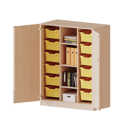 Produkt Bild ErgoTray Schrank, dreireihig, 3,5 Ordnerh&ouml;hen - evo180 Serie E105535TGRG