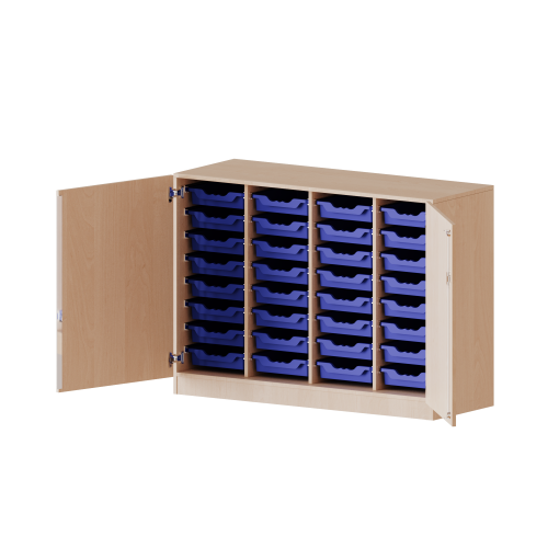 Produkt Bild ErgoTray Schrank, vierreihig, 2,5 Ordnerh&ouml;hen - evo180 Serie 