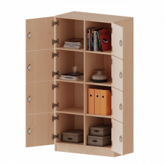 Produktbild Schlie&szlig;fachschrank, 4 Ordnerh&ouml;hen - Serie evo180 