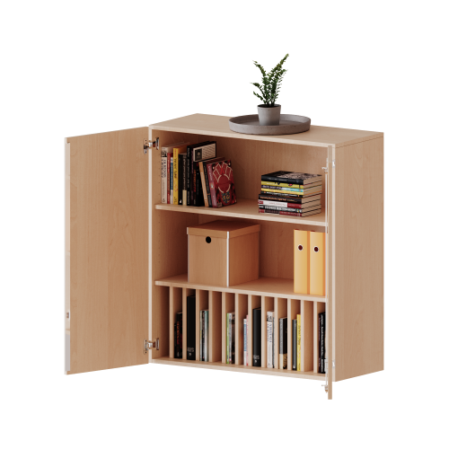 Produkt Bild Aufsatzschrank f&uuml;r Klassenb&uuml;cher, 3 Ordnerh&ouml;hen - Serie evo180 K10043AT1B