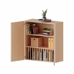 Produktbild Aufsatzschrank f&uuml;r Klassenb&uuml;cher, 3 Ordnerh&ouml;hen - Serie evo180 K10043AT1B