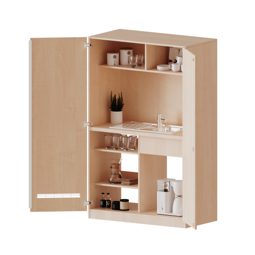 Produkt Bild Schrankk&uuml;che, 5 Ordnerh&ouml;hen - Serie evo180 P12065KUEE