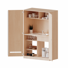 Produktbild Schrankk&uuml;che, 5 Ordnerh&ouml;hen - Serie evo180 P12065KUEE