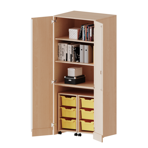 Produkt Bild Garagenschrank ohne Sockel, 5 Ordnerh&ouml;hen - Serie evo180 T806G2G3R