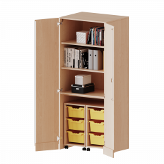 Produktbild Garagenschrank ohne Sockel, 5 Ordnerh&ouml;hen - Serie evo180 T806G2G3R