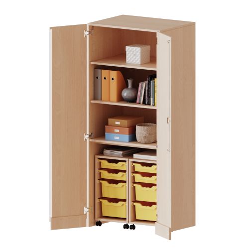 Produkt Bild Garagenschrank ohne Sockel, 5 Ordnerh&ouml;hen - Serie evo180 T806G2GK3R