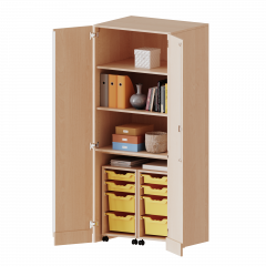 Produktbild Garagenschrank ohne Sockel, 5 Ordnerh&ouml;hen - Serie evo180 T806G2GK3R