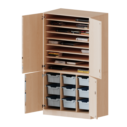 Produkt Bild Bastelschrank, 5 Ordnerh&ouml;hen - Serie evo180 