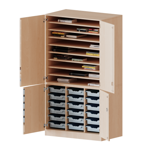 Produkt Bild Bastelschrank, 5 Ordnerh&ouml;hen - Serie evo180 