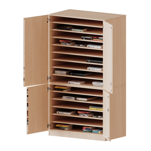 Produkt Bild Bastelschrank, 5 Ordnerh&ouml;hen - Serie evo180 