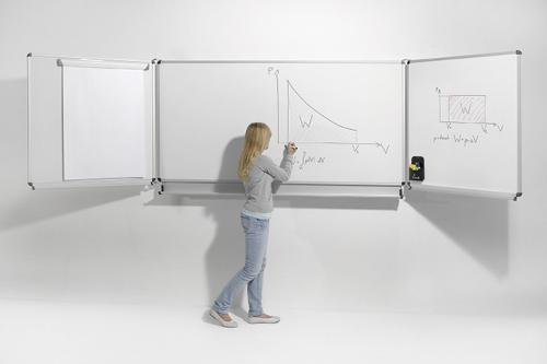 Produkt Bild Whiteboard Wandtafel Schultafel aus Premium Stahlemaille, Serie FZ E, wei&szlig; FZW 212EW