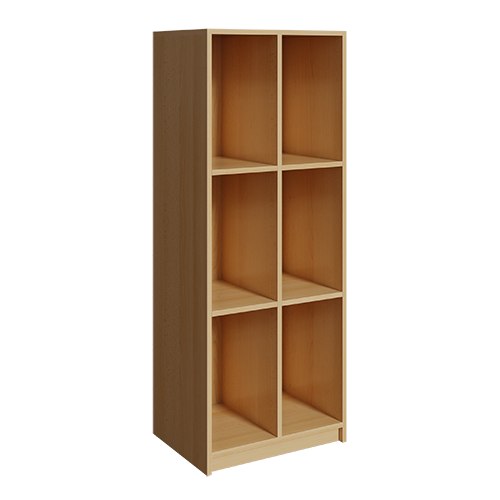 Produkt Bild Schultaschenregal mit 6 F&auml;chern KLR 6 2-3