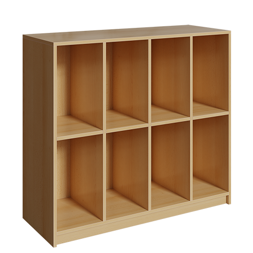 Produkt Bild Schultaschenregal mit 8 F&auml;chern KLR 8 4-2