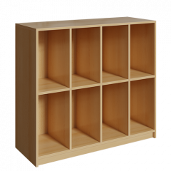 Produktbild Schultaschenregal mit 8 F&auml;chern KLR 8 4-2