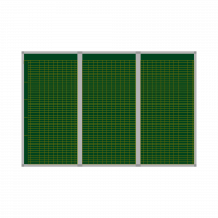 Produktbild Klassenplantafel erweiterbar, Stahlemaillie gr&uuml;n CMP30-8GSET
