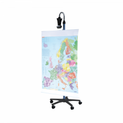 Produktbild Kartenst&auml;nder ausfahrbar mit f&uuml;nf Rollen KS 5M/F