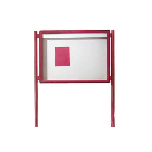 Produkt Bild Aluvitrine Modell W9 mit Flanellstoff 