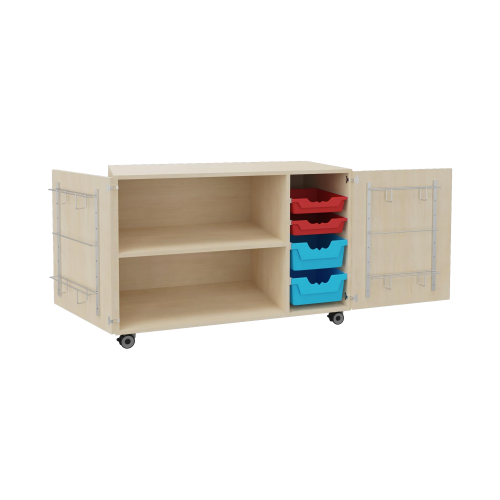 Produkt Bild Zweit&uuml;riger Musikschrank mit Ergo Tray Boxen MOFF-20RCS