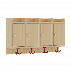 Produktbild Garderobenablage mit T&uuml;ren 117 4T1 A