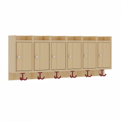 Produktbild Garderobenablage mit T&uuml;ren 117 4T3 A