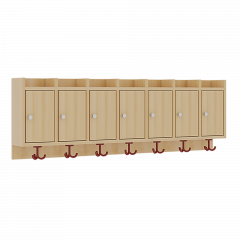 Produktbild Garderobenablage mit T&uuml;ren 117 4T4 A