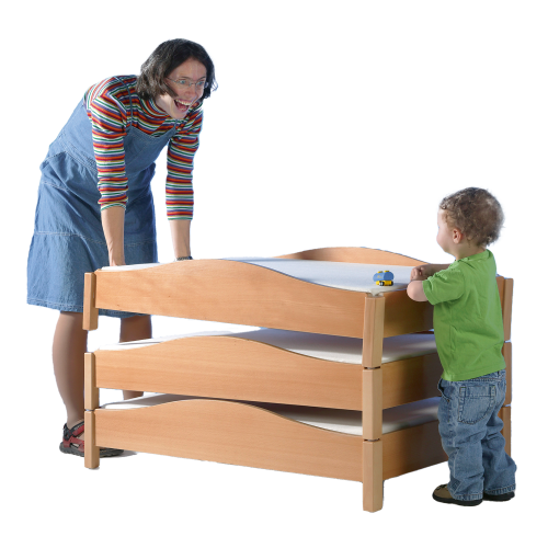 Produkt Bild Stapelliege f&uuml;r Krippenkinder, inkl.Matratze 121 001 12