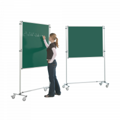 Produktbild Fahrbare Tafel Gr&uuml;n in Stahl 