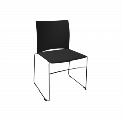 Produktbild Stuhl Diane mit Sitz & R&uuml;ckenlehne aus Kunststoff 