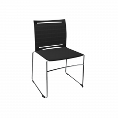 Produktbild Stuhl Diane mit Netzr&uuml;cken & Kunststoffsitz 