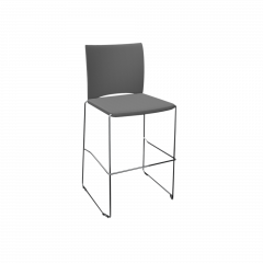 Produktbild Barhocker Diane mit Sitz- und R&uuml;ckenpolsterung 