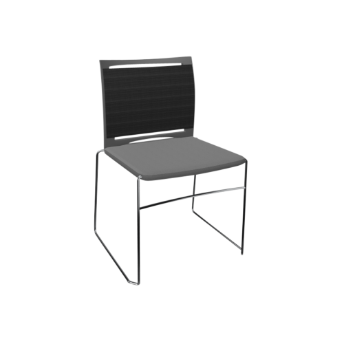 Produkt Bild Stuhl Diane mit Netzr&uuml;cken und Sitzpolsterung 