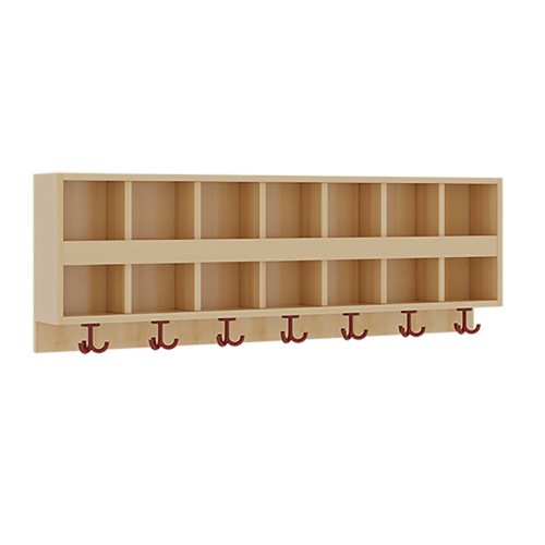 Produkt Bild doppelte Garderobenablage mit Blende 117404BLB