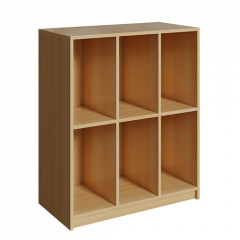 Produktbild Schultaschenregal mit 2 F&auml;chern &uuml;bereinander KLR 6 3-2B