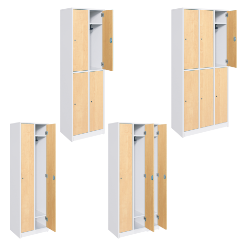 Produkt Bild Spindschr&auml;nke mit Hutboden und Garderobenhaken 