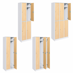 Produktbild Spindschr&auml;nke mit Hutboden und Garderobenhaken 