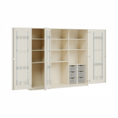 Produktbild Dreit&uuml;riger Musikschrank MOFF 3B MOFF 3BCS